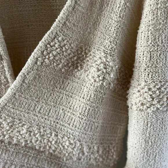 Madewell Cozy Cream Textured Women's Sweater - Picture 4 of 6